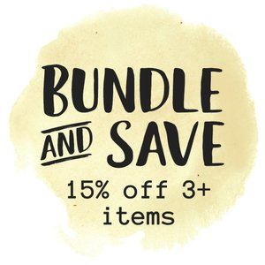 BUNDLE DISCOUNT 15% Off 3 or More Items in Closet